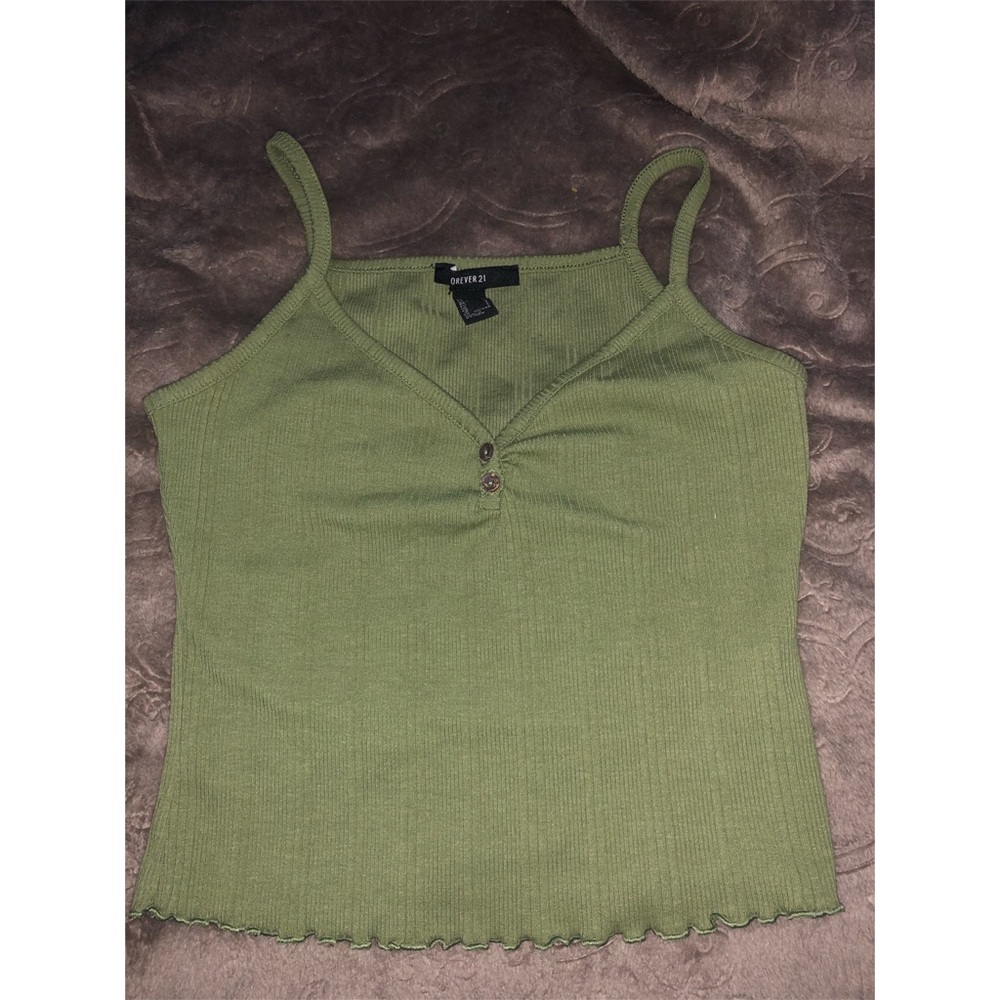 Forever 21 green tank top